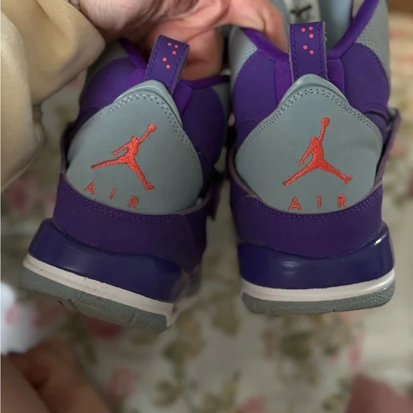 Fierce Purple Air Jordan Flight 45 Sneakers - Picture 8 of 11